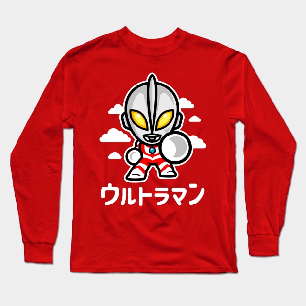 ChibiUltra II  (Collab with Evasinmas) Long Sleeve T-Shirt by demonigote